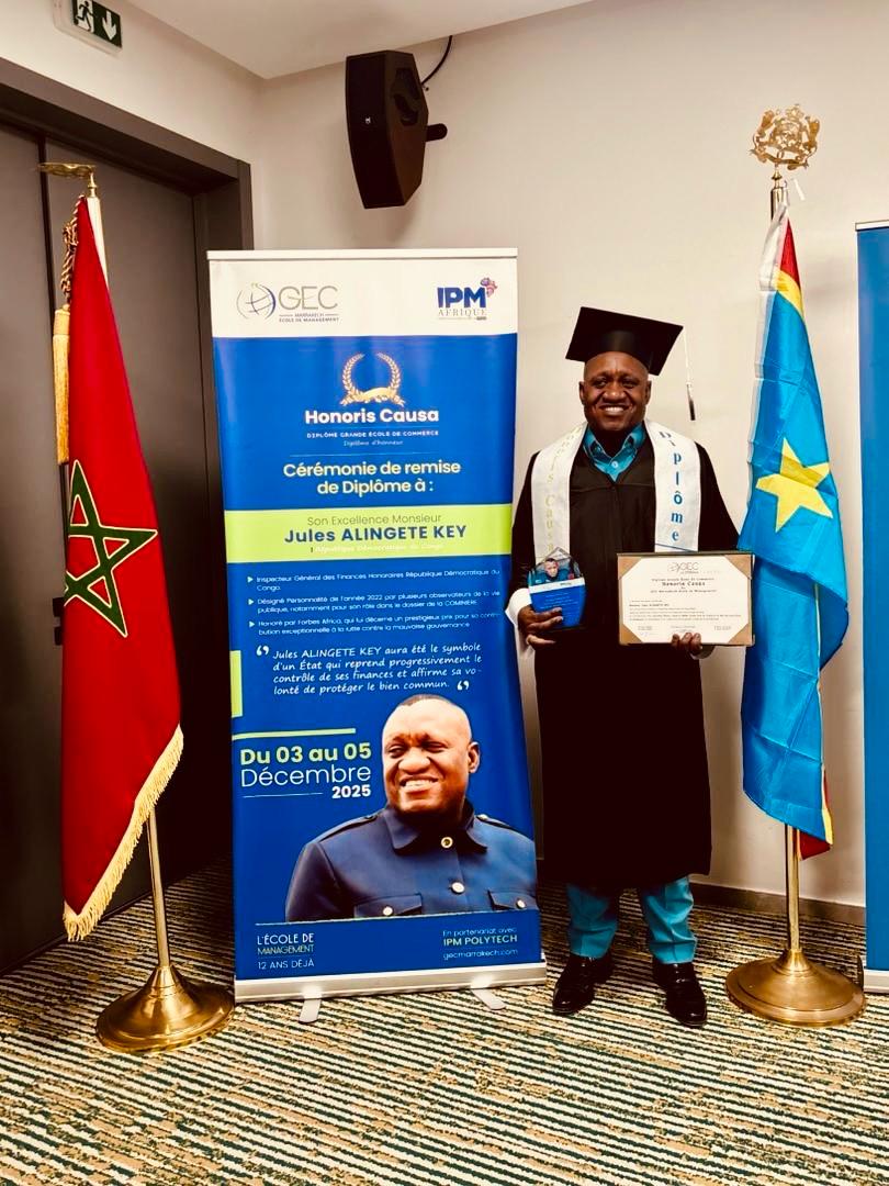 Jules Alingete Key — Honoris Causa 2025